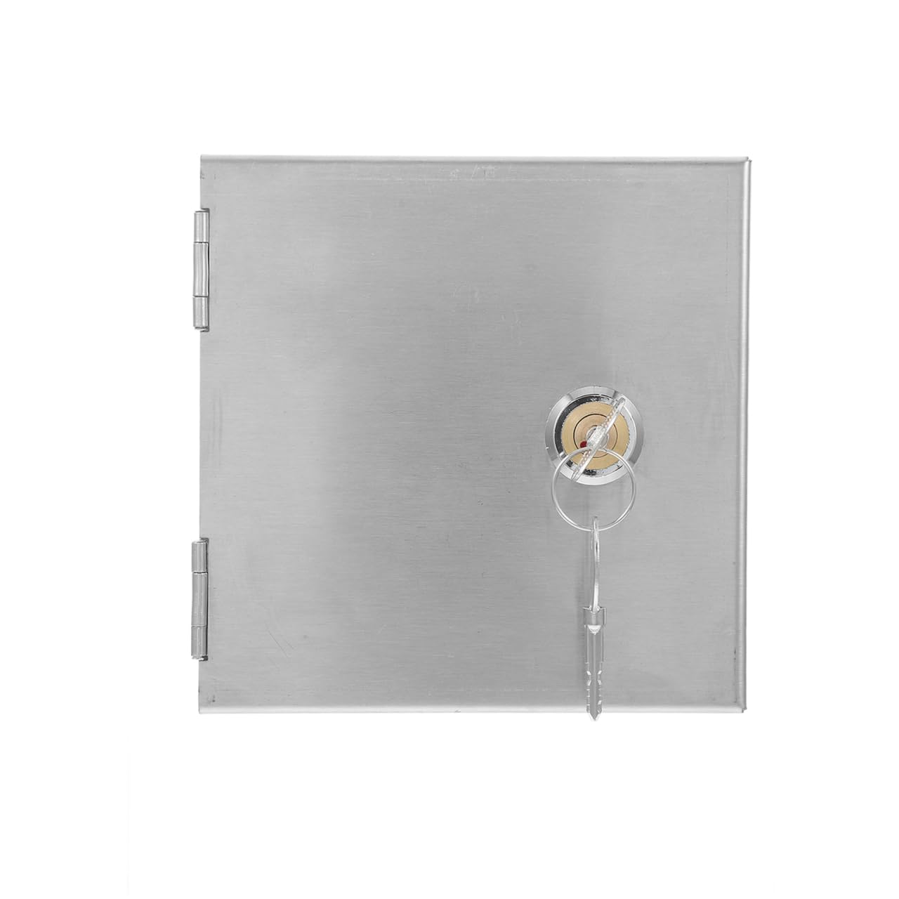 Boîte Électrique Extérieure Acier Inoxydable avec Serrure et Clés Coffret de Protection pour Prises Électriques Imperméable Boîtier de Chargeur Sécurisé pour Montage Mural et