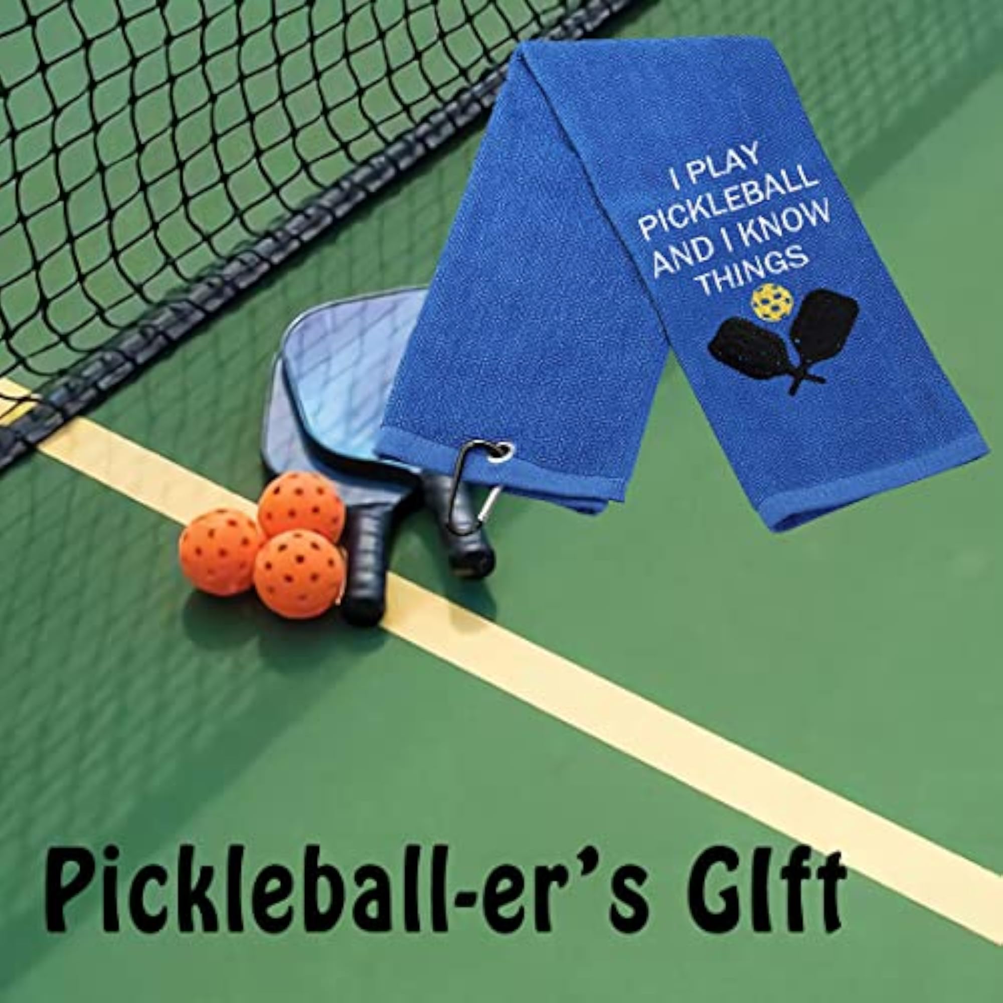 Pickleball Gift Towel, I Play Pickleball Towel