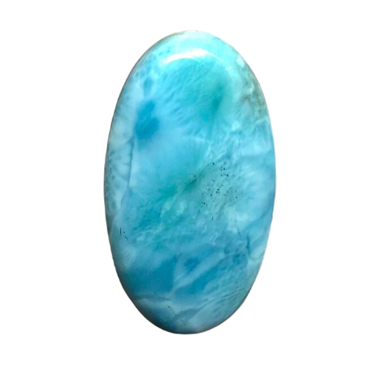 Bague en larimar à fabriquer avec ce cabochon ovale en vrac - 6