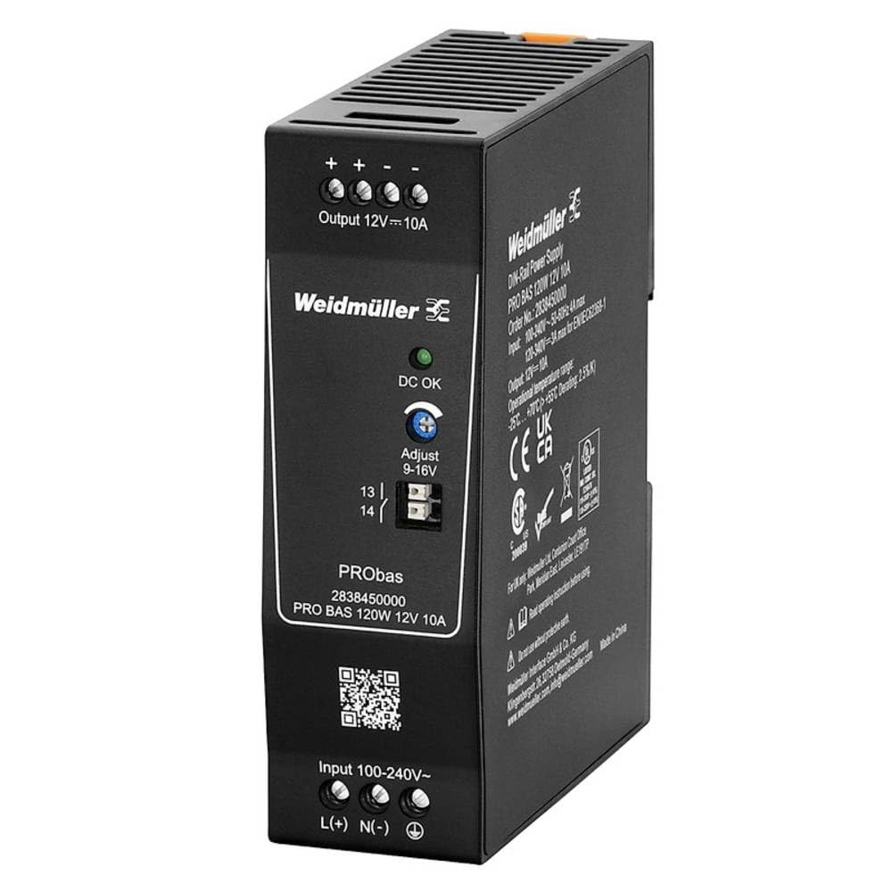 Weidmüller Hutschienen-home charger DIN-Rail 2838450000