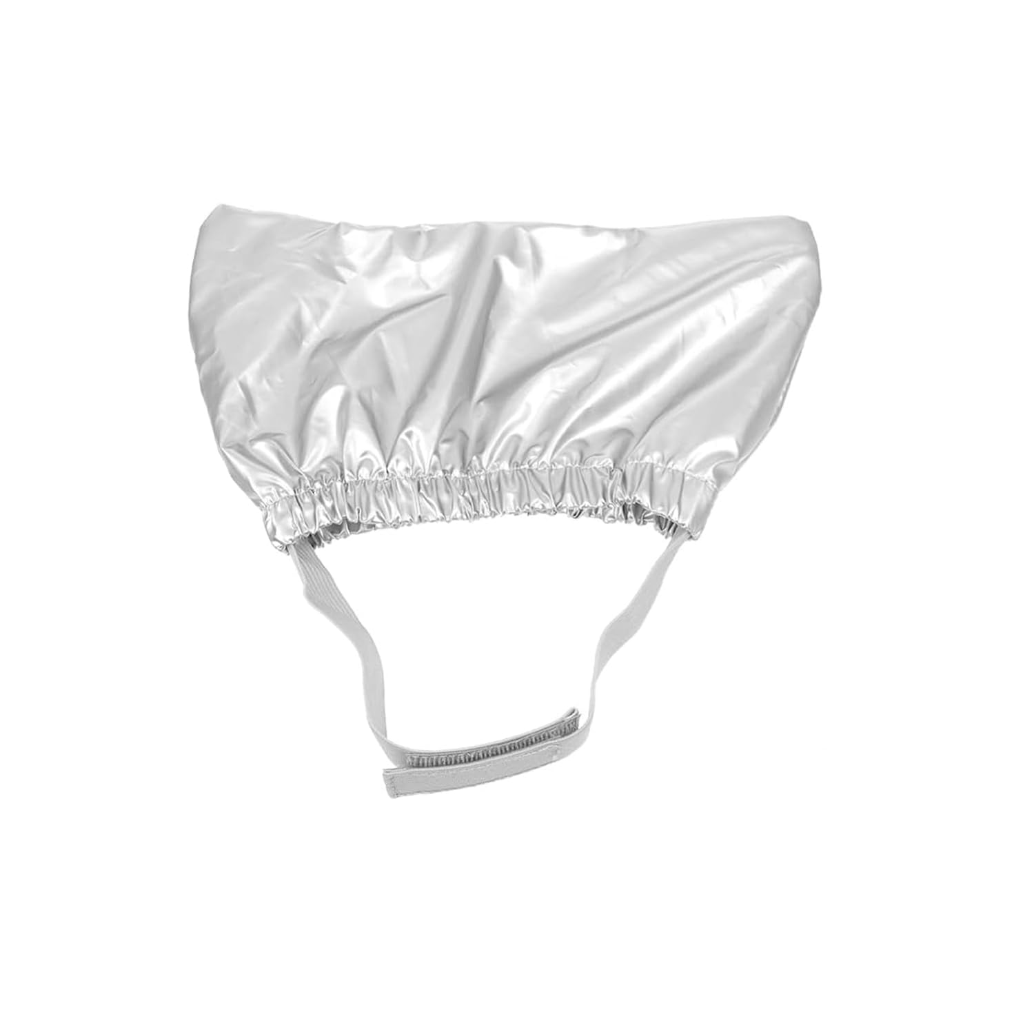 HALONTIN Dog Shower Cap for Ears, Adjustable Ear Muffs for Grooming, Silver