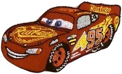 Panini Tessuti Patch Patch Patch Iron-on label Cars Lightning MC Queen (Lightning MC Queen)