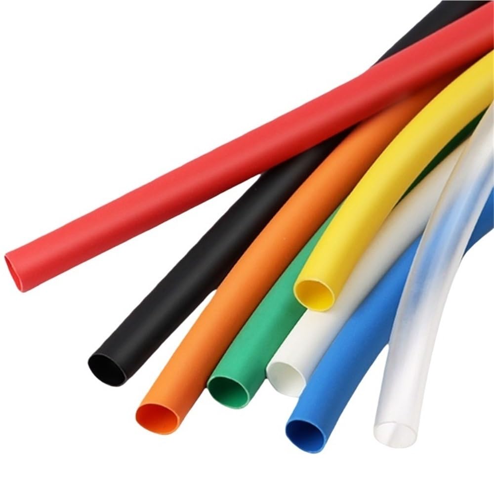 Rurki termokurczliwe klasy morskiej, Rurka termokurczliwa z klejem poliolefinowym 3:1, wielokolorowa, 2,4–25,4 mm(Red,4.8MM*50M)