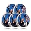 5 Pieces Blue-silver