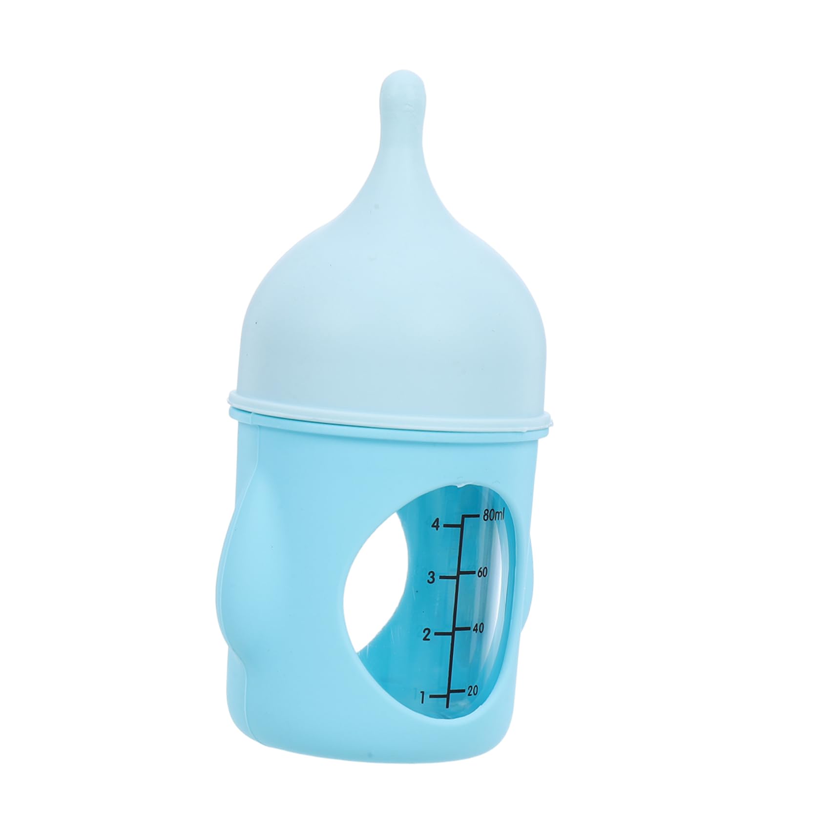 Hohopeti Pet Nursing Bottle: Newborn Kitten and Puppy Nursing Bottle Portable Mini Pet Feeder with Scale for Feeding and Hydration 20ml