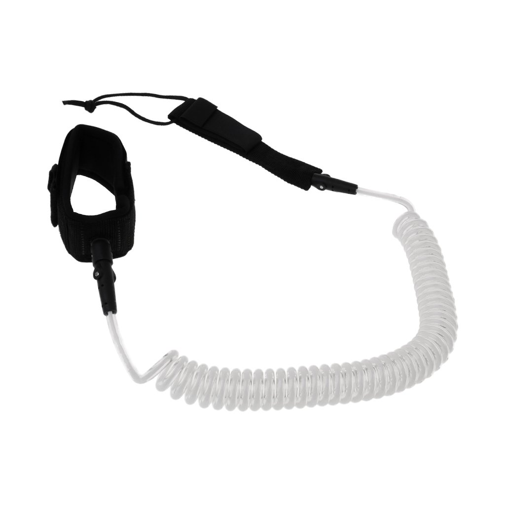 Surfbrett-Leine, SUP-Board, Spiralschnur, Beinseil, Doppelwirbel, 1,8 m, 3 Stück