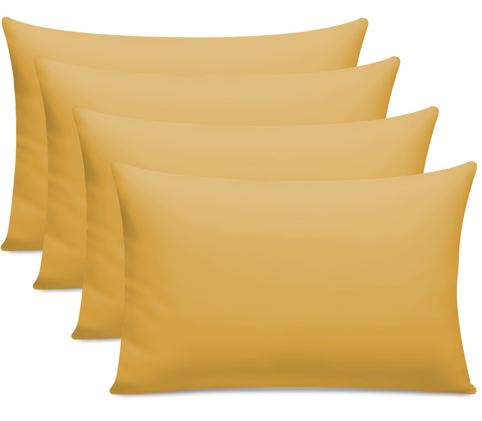 Grace Cotton Standard Pillow Case - Yellow