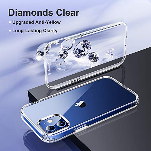 image for Diaclara Designed for iPhone 12 Mini Case, Full Body Rugged with Built