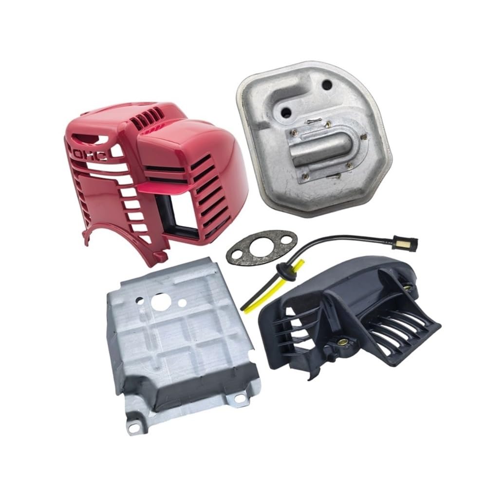 Couvercle de silencieux GX35 pour moteur de tondeuse GX35NT HHT35S 19720-Z0Z-000ZA