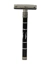 Tinku Men Double Edge Metal Safety Razor (Rust Proof, Black) (T_333) gallery image