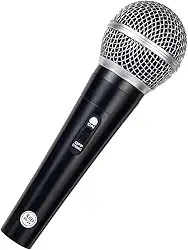 Microfone Profissional Dinâmico SM-58 com Imã Neodímio, Padrão Cardióide, Chave Liga/Desliga, Cabo XLR/P10 3m, Suporte para Pedestal e Bolsa - Ideal para Voz, Canto, Palestras, Igrejas e Shows