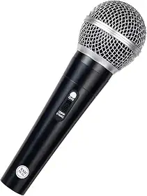 Microfone Profissional Dinâmico SM-58 com Imã Neodímio, Padrão Cardióide, Chave Liga/Desliga, Cabo XLR/P10 3m, Suporte para Pedestal e Bolsa - Ideal para Voz, Canto, Palestras, Igrejas e Shows