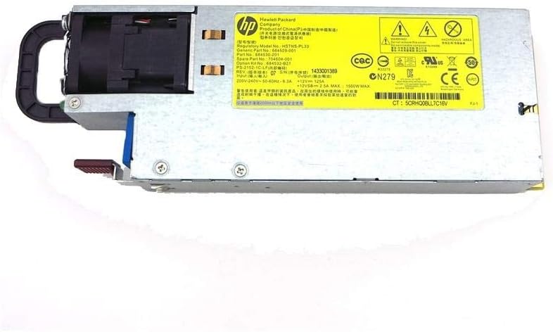 HP 1500W Common Slot Platinum Plus Hot Plug Power Supply Kit 684532-B21
