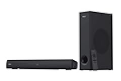 Stage V2 2.1 Soundbar with Subwoofer, Clear Dialog and Surround by Sound Blaster, Bluetooth 5.0, TV ARC, Optical, and USB Audio, Wall Mountable, Adjustable Bass and Treble, for TV