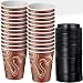 Restaurant Grade 12 Oz Paper Coffee Cups With Recyclable Dome Lids. 100 Pack By Avant Grub. Durable, BPA Free Disposable Designer Cups For Hot Drinks At Kiosks, Shops, Cafes, and Concession Stands