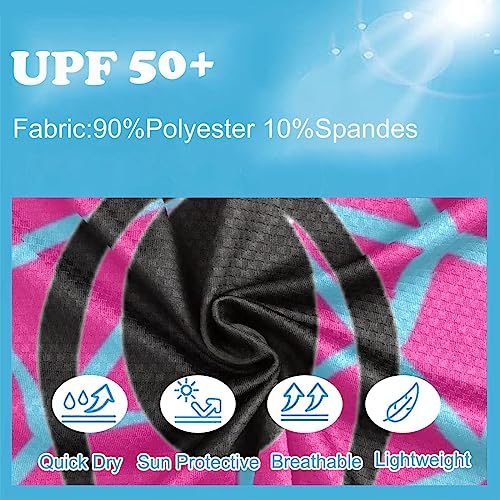 Image of CaTaKu Boys Swim Shirt Toddler Rash Guard Long Sleeve Swimsuit for Boys Girls UPF 50+ 3-12T