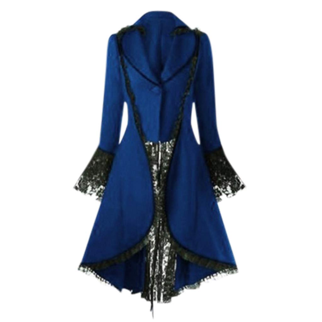 Waist Coat Bandage Long Sleeve Lace Back Jacket Seam Women's Coat