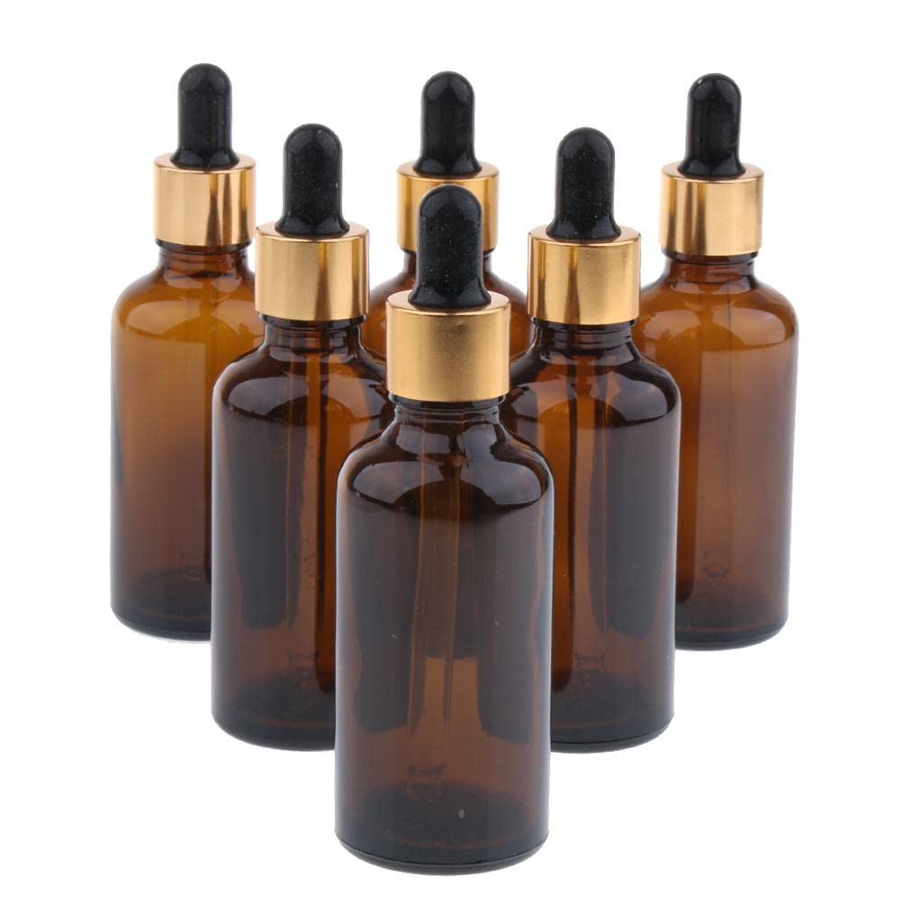 YWJLQH Portable Glass Dropper Bottles Set for and Perfumes, 100ml