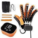 GCZQYAM Robotic Hand Rehabilitation Gloves, Electric Finger Training Device for Stroke Recovery, Adjustable Rehab Trainer for Hemiplegia, Arthritis and Cerebral Palsy Right hand M
