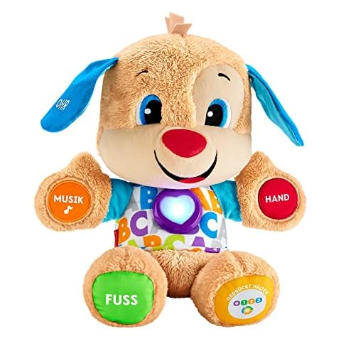 Fisher-Price FPM50 - Lernspaß Hündchen, deutschsprachig, Babyspielzeug ab 6 Monaten Cover