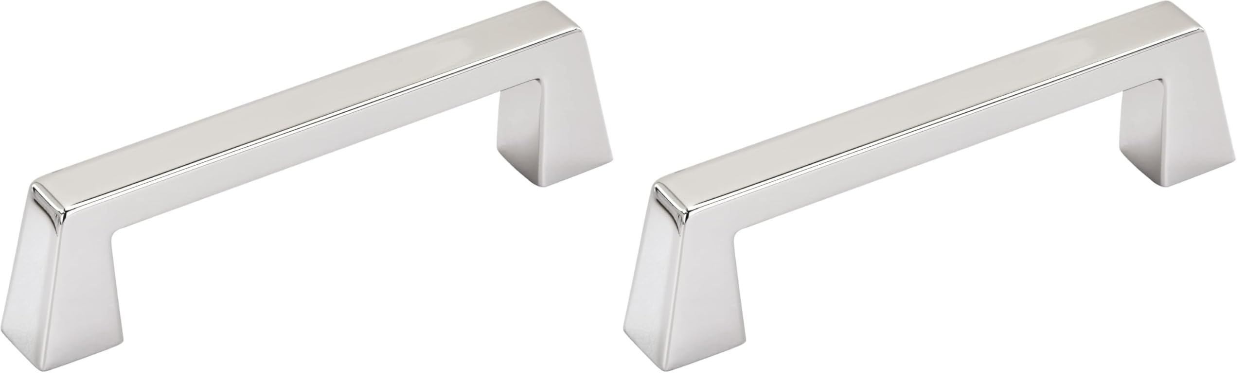 Amerock | Cabinet Pull | Polished Chrome | 3-3/4 inch (96 mm) Center to Center | Blackrock | 2 Pack | Drawer Pull | Drawer Handle | Cabinet Hardware