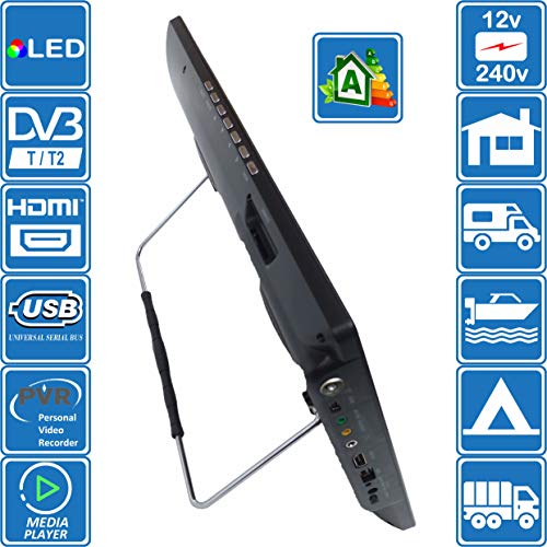 Autocaravana-Caravana-Barco-Cocina-12-voltios-14-Pulgadas-LED-TV-Digital-HD-DVB-T2-TDT-y-Toda-la-television-de-Europa-12V-230V-USB-PVR-y-Reproductor-Multimedia-Monitor-CCTV-HDMI-de-Unispectra
