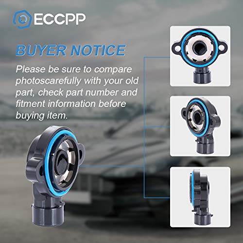 Eccpp 2Pcs Throttle Position Sensor Fit For 1998 2000-2003 For Buick Century 2002-2005 For Buick Rendezvous 1994-1996 1998 For Buick Skylark 1996-2002 2004-2005 For Cadillac Deville Tps Sensor #TOP5