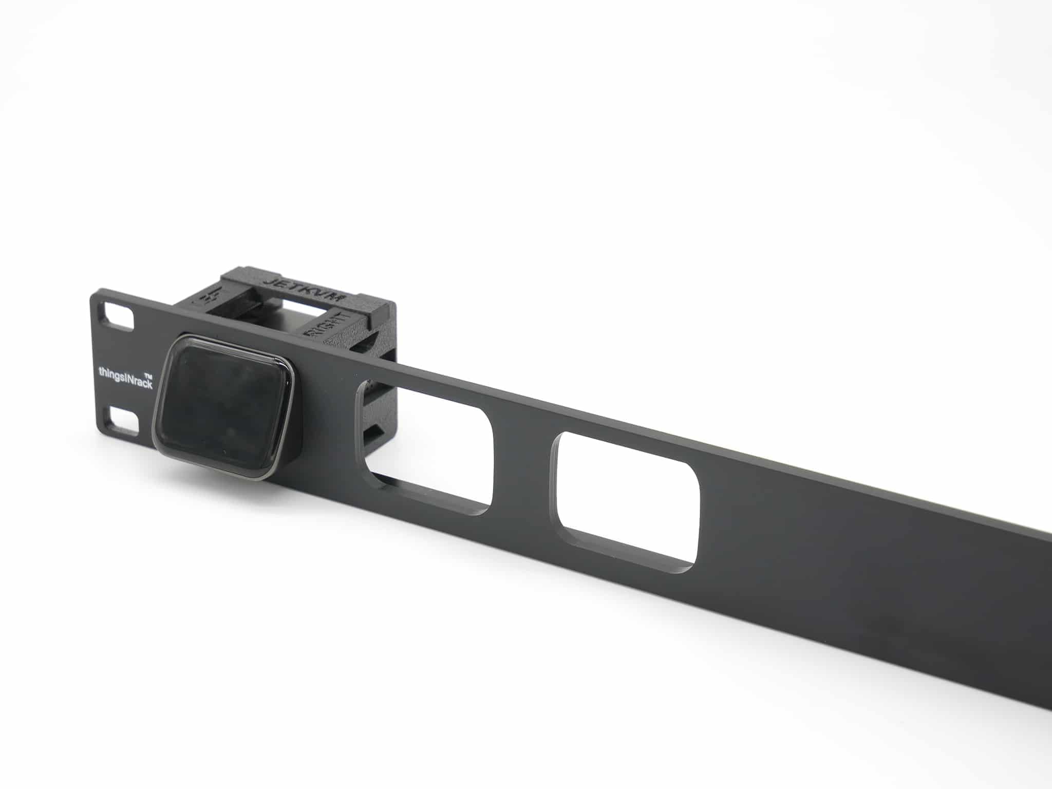 Rack Mount for 3 pcs. JetKvm - 2 blind Cover Plates