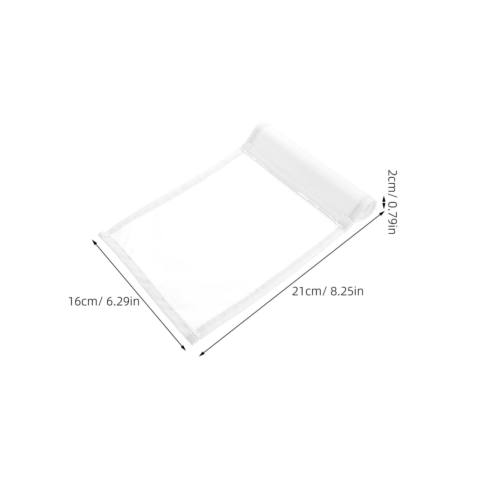 3er-Pack Golffahnen für den Garten – Gut sichtbare Markierungsfahnen – Ersatzfahnen für den Golfplatz, ideal für das Putting Green zu Hause, 20,8 x 16 cm, Weiß