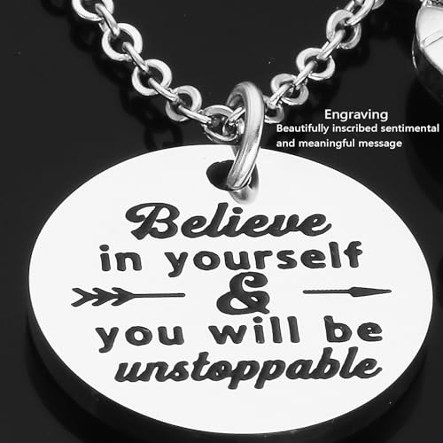 HUTIMY Basketball Necklace for Women Teen Basketball Team Themed Jewelry Stuff Basketball Necklaces3