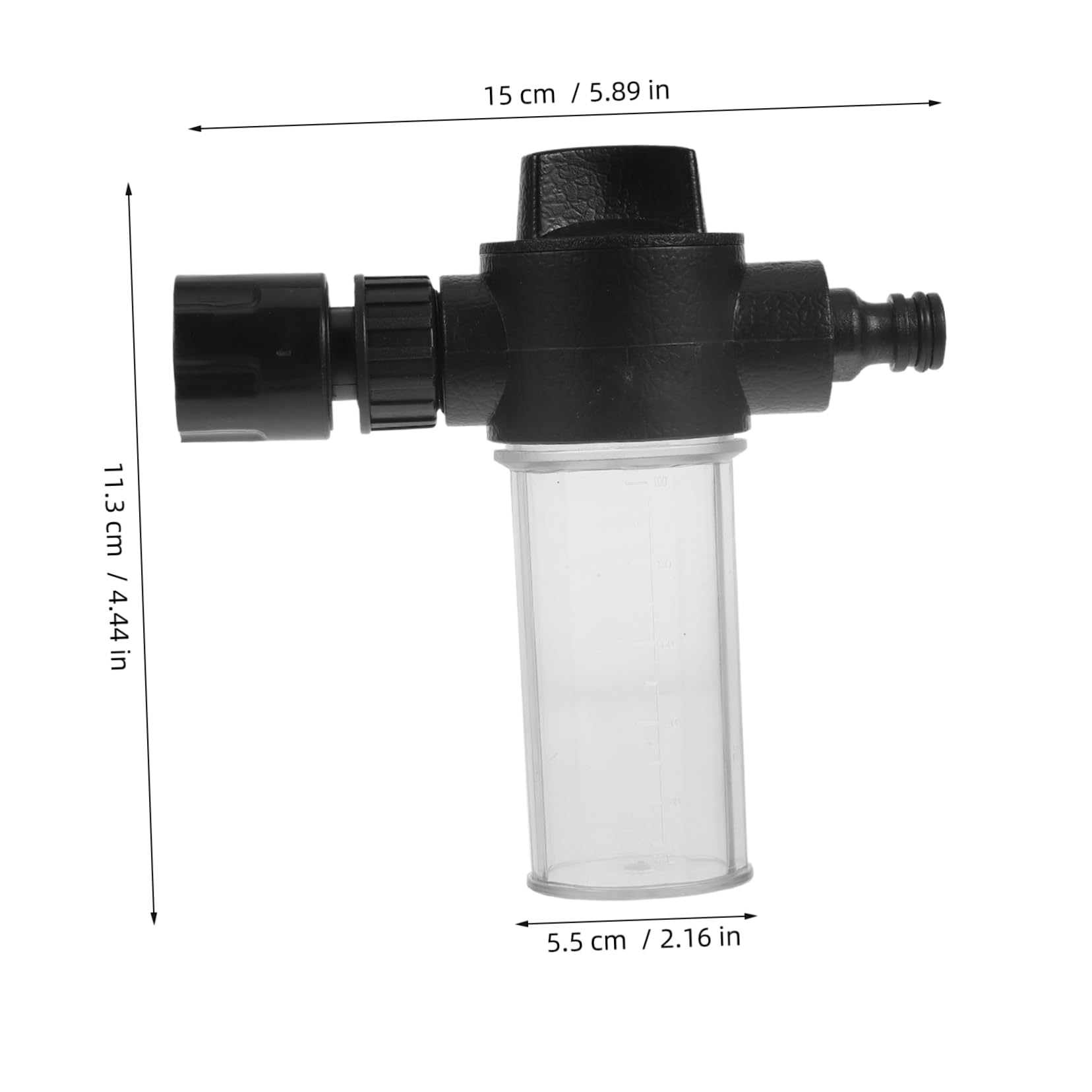 HAPINARY Car Wash Foam Tool Lightweight Car Washing Sprayer with Connector for Efficient Foam Generation and Comfortable Grip for Easy Cleaning