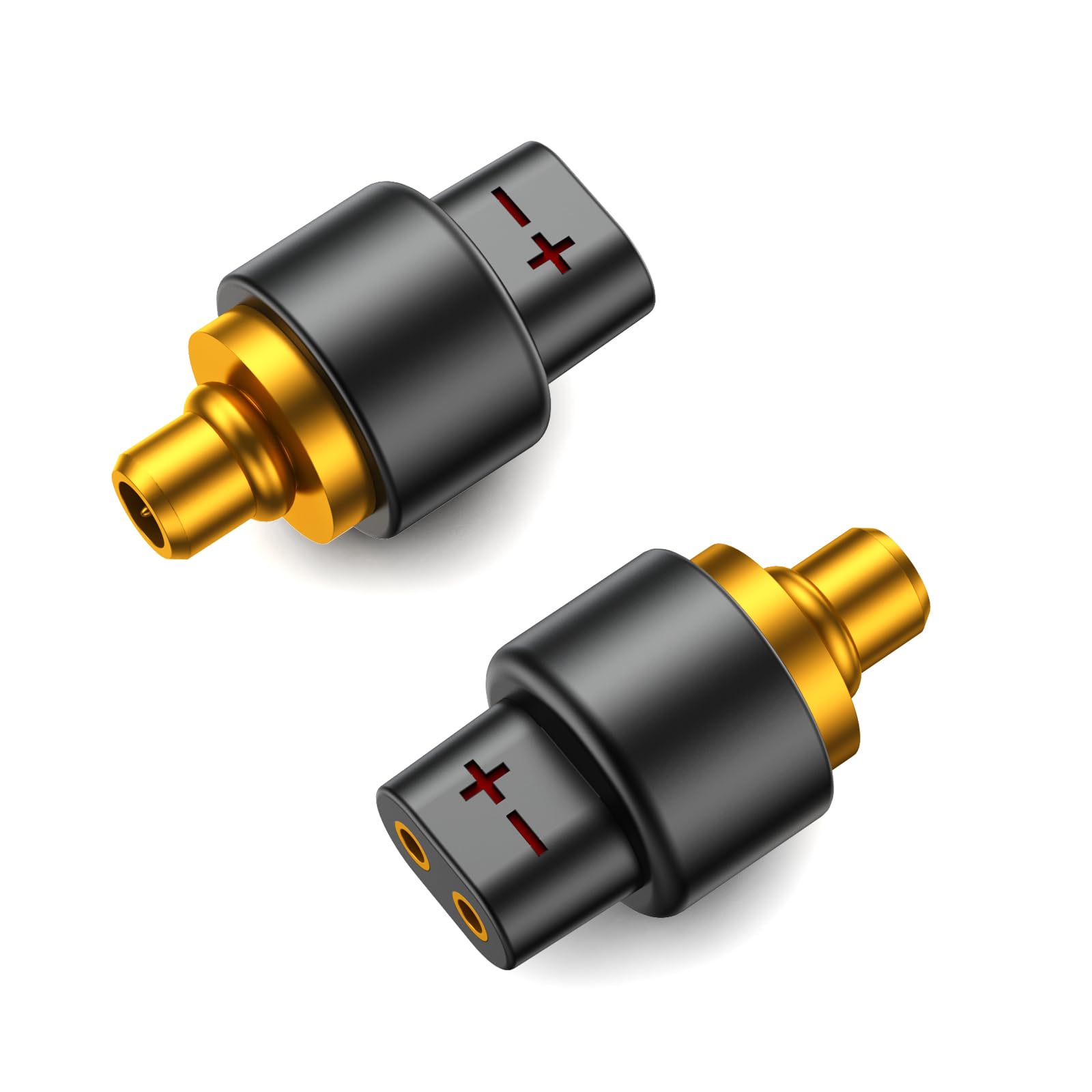 okcsc IE300 Male to QDC 2PIN Female Headphone Adapter for SENNHESER IE300 Earbuds to QDC2 PIN Cable Lossless Audio Adaptor for IE300 IE600 IE900 AKG N30 N40 KZ ZSN ZS10 ZSX AS12 AS16 1 Pair Black