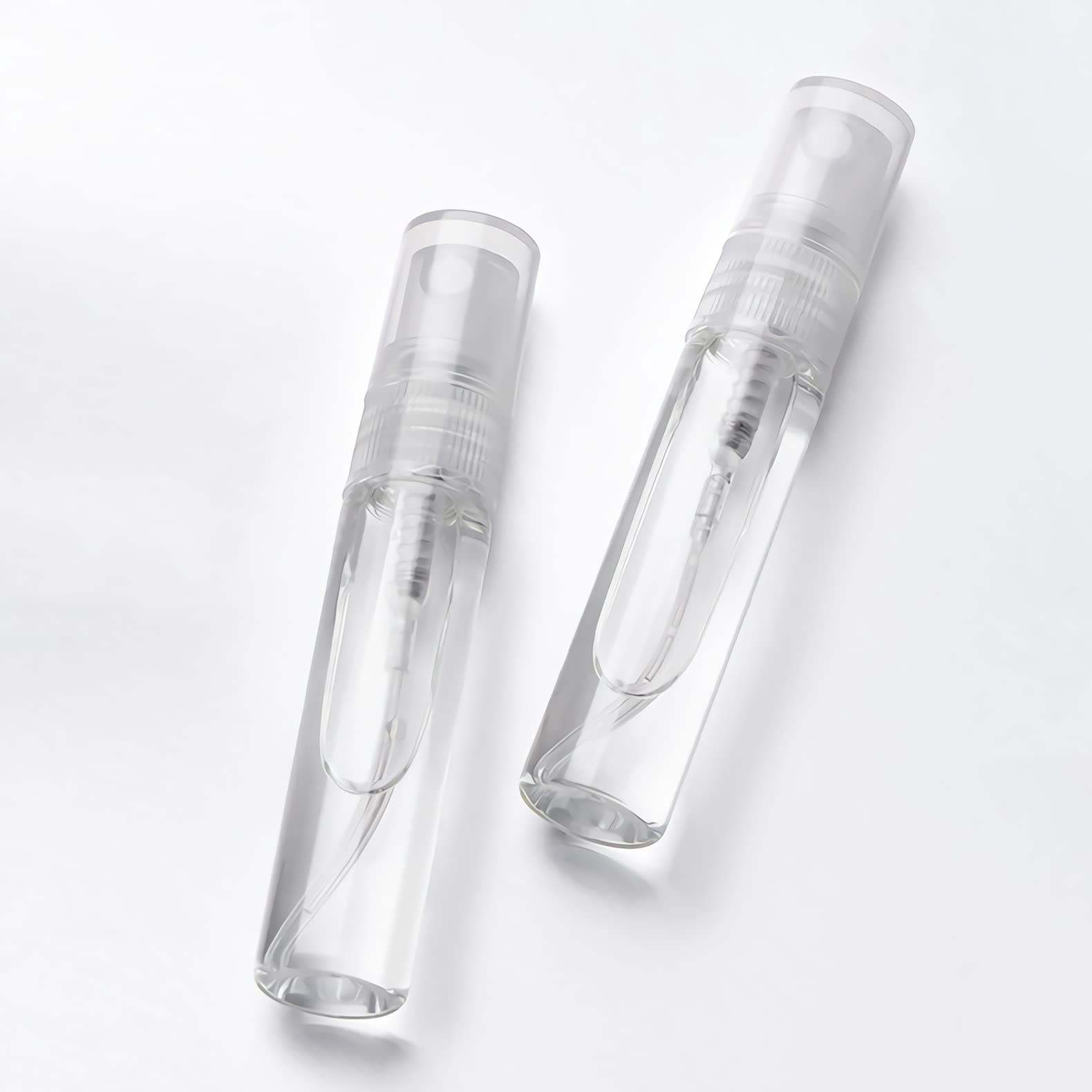 100 Pezzi 10ml Vuoto Flacone Spray Vetro Trasparente, Mini Spray Tascabile, Piccolo Flacone Spray per Nebbia Riutilizzabile Portatile, Bottiglia di Profumo, Cosmetica, Viaggio con Imbuti