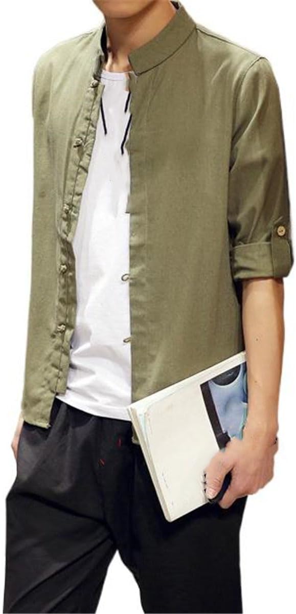 Men's Shirt Summer Chinese Style Shirt Jacket