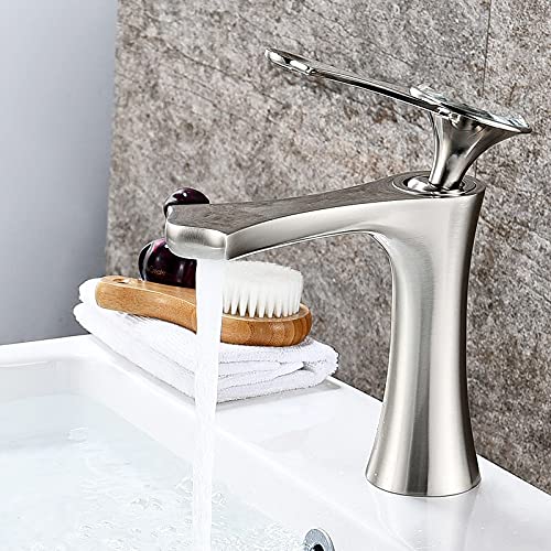Robinet cascade en or monotrou SLT160-L à mitigeur céramique précis