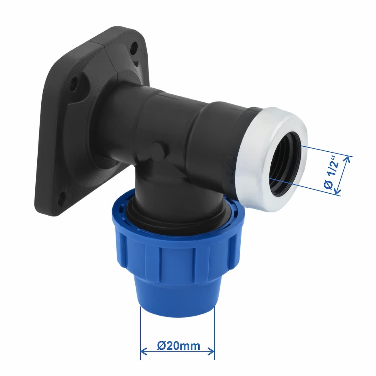 Raccordo A Gomito Maschio 1/2" Tubo X 1/2" MNPT 316ss SSP Unilok - Foto 2