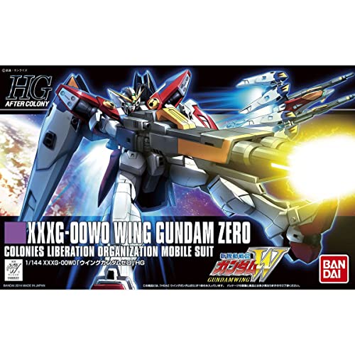 Image of Bandai Hobby HGAC Wing Gundam Zero Model Kit (1 /144 Scale)