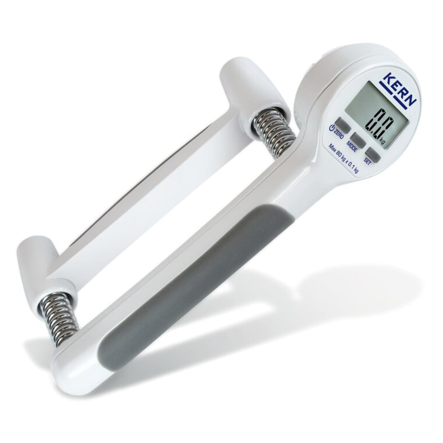 Handkraftmesser [Kern MAP 130K1] z. B. für Rehabilitations-Behandlungen nach Unfällen, Messbereich [Max]: 130 kg, Ablesbarkeit [d]: 0,1 kg