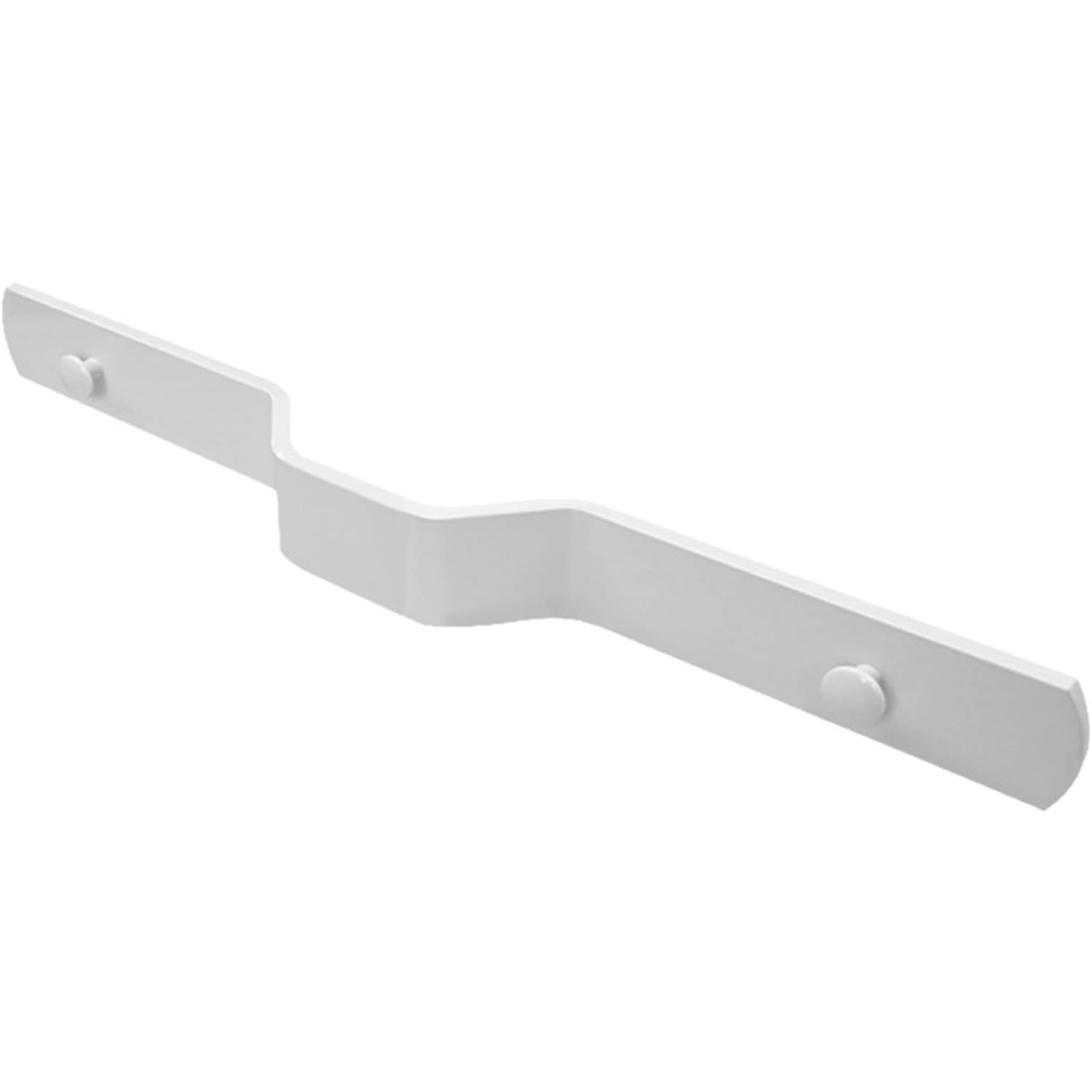 Barre de Sécurité Blanc - Aluminium - Longueur 430 mm - Anti-effraction fenêtre Volet Battant - Protégez votre maison contre le Cambriolage - Facile à Installer et Robuste - Fabrication française