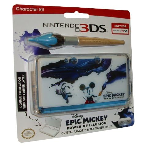 Epic Mickey 2 Crystal Armour & Paintbrush Stylus (Nintendo 3DS) Cover