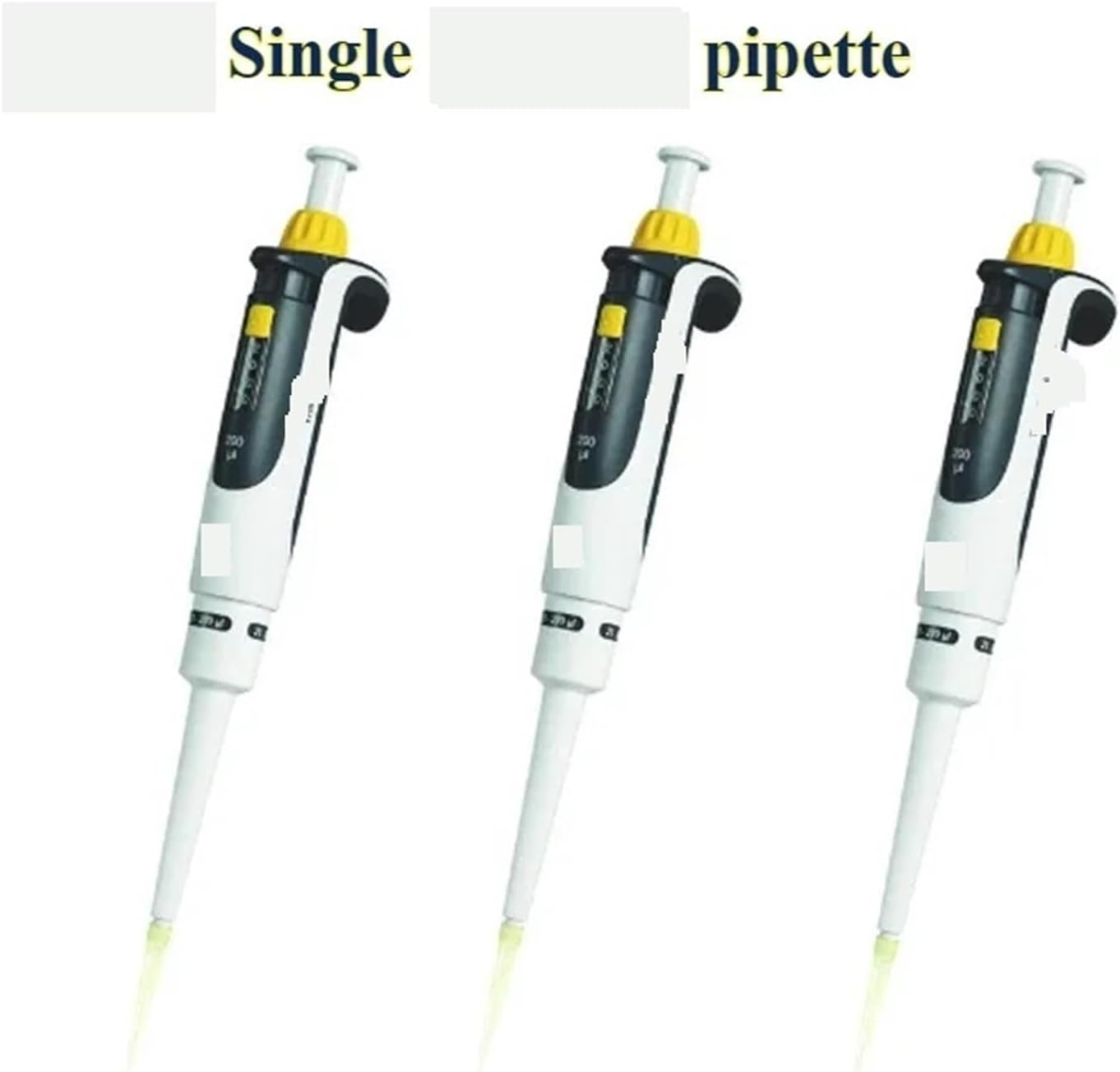 Single Channel Pipette 0.1-2.5ul 0.5-10ul Adjustable Range High Temperature Pressure(0.5-10ml)