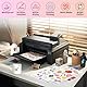 AOOTE 30 Blatt A4 Selbstklebende Folien, Stickerpapier zum Bedrucken, Aufkleberfolie Druckerpapier Wasserfest, Transparent Bedruckbar Klebefolien Druckerpapier für Tintenstrahldrucker Laserdrucker