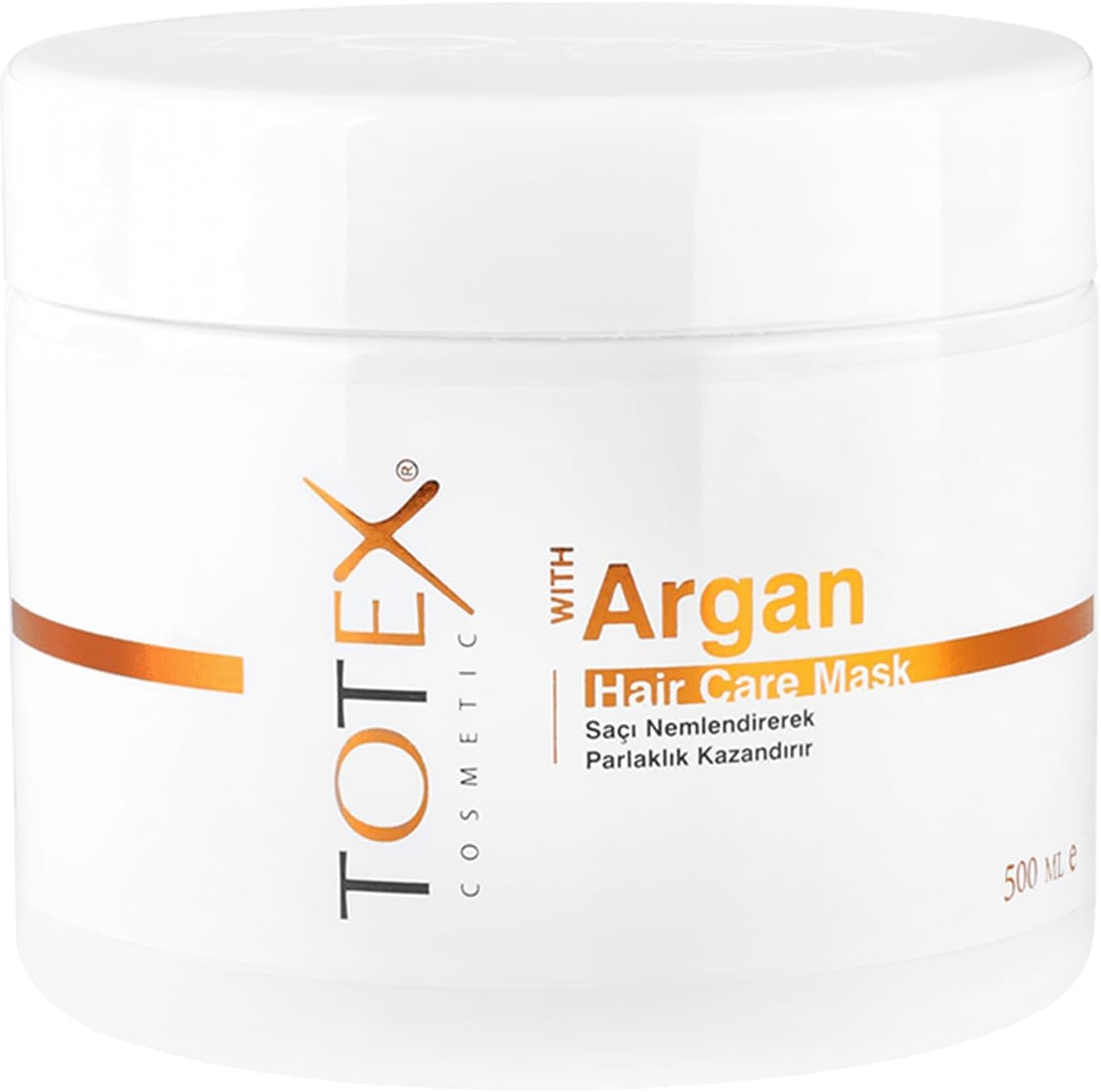 Totex ARGAN Hair Care Mask 500 ml Argan Hair Mask Hair Treatment Argan Mask for Damaged Thin Dry Damaged Hair
