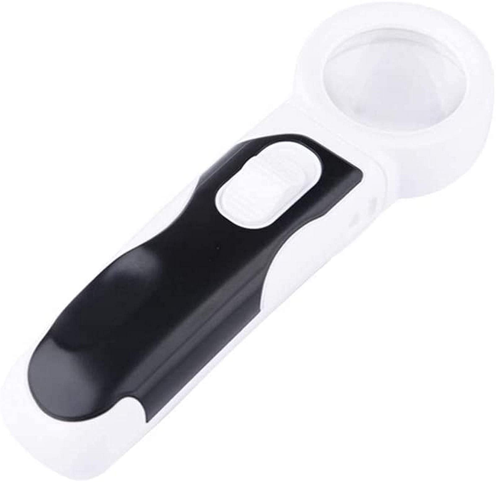 JOZZY Lupa,Lupas para Pasatiempos, Lectura LED de Mano con Peso Ligero sin pérdida de luz, Adecuado para Lectura, inspección, Soldadura, Aguja