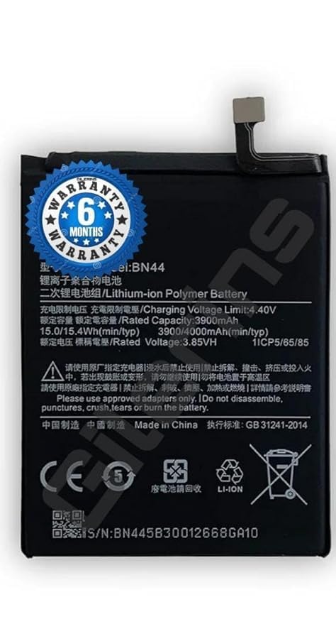 Image of Original BN44 Battery for Redmi Note 5 / Note 5 Plus / MZB5914IN / Battery with 6 Month Warranty** (CC230)