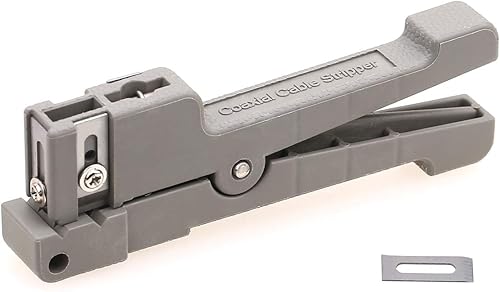 Herramienta de fibra óptica Pelacables 45-162 Tubo de amortiguador Pelacables Coaxial Pelacables Herramienta de mano