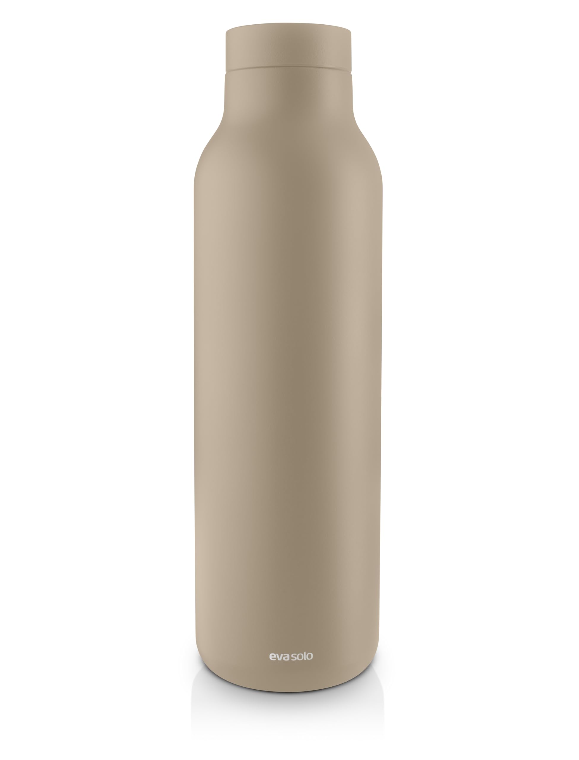 Eva Solo | Urban Isolierflasche 0,7 l Caramel Cream |Der Flaschenkorpus besteht aus 90 Prozent Recycling-Edelstahl | Caramel Cream