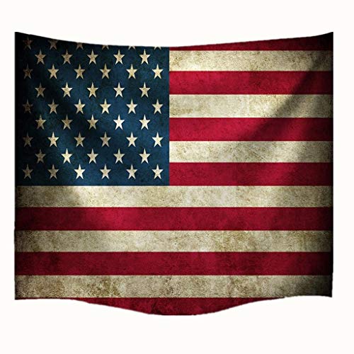 Goodbath American Flag Tapesty, Usa Independence Day Tapestries Wall Hanging For Bedroom Living Room Dorm, 60L X 50W Inch #TOP12
