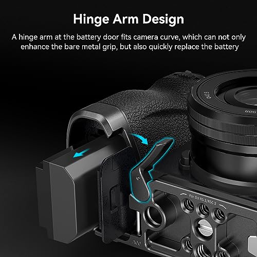 Image of SmallRig Baseplate for Sony Alpha 6700, Bottom Mount Plate Built-in Quick Release Plate for Arca, Supporting Quick Switch Between Tripod and Stabilizer (DJI RS 2 / RSC 2 / RS 3 / RS 3 Pro) - 4338