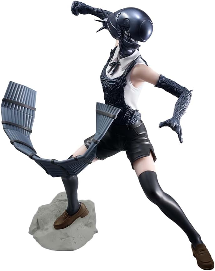 LUNK REZE Action Figures Bomb Devil Statue,Anime Makima Power Figure Cartoon Hero Figura Anime Figurine Collectible Ornament 7.3in